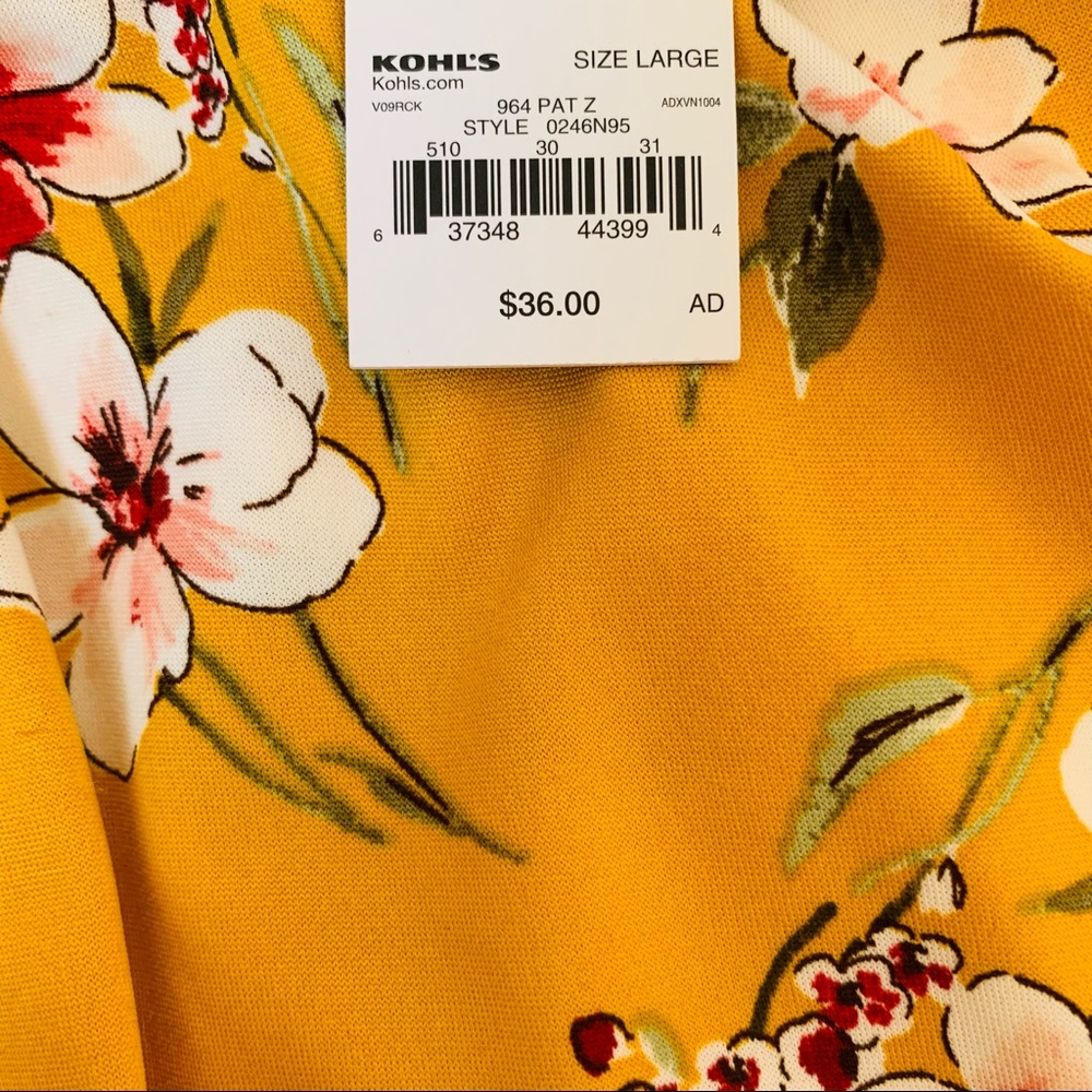 🔻SOLD🔺NWT Apt 9 High Low Floral Skirt - Picture 11 of 13